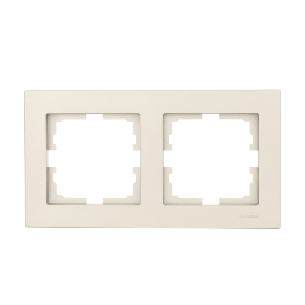 Рамка VESNA 742-3700-147 2-ая горизантальная титан