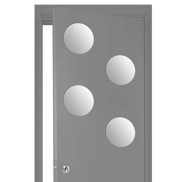 Набор декоративных самоклеющихся зеркал Atmosphera 20х20 см*4 Круг 121120B