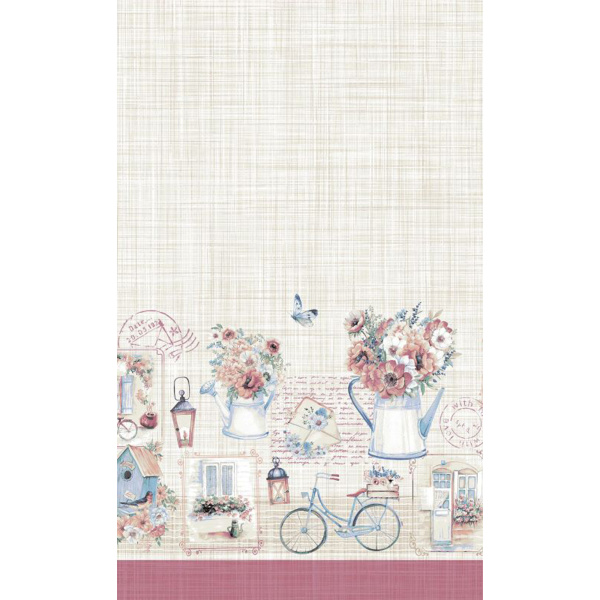 Набор кухонных полотенец Самойловский Текстиль История открыток 40х70 см 2шт.