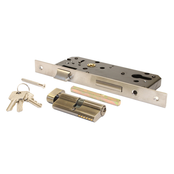 B410-R257 AB замок в комплекте с ручками