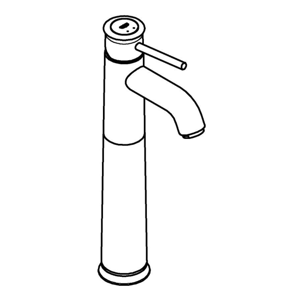 Смеситель д/р  Grohe 23784000 Start Classic свободностоящей раковины с нажимным донным клапаном, XL- Смеситель д/р  Grohe 23784000 Start Classic свободностоящей раковины с нажимным донным клапаном, XL-