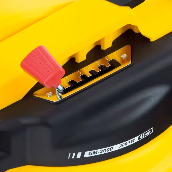 Газонокосилка электрическая GM-1800, 1800 Вт, шир. 38 см, 6 уров.,  травосб. 40 л.// Denzel Газонокосилка электрическая GM-1800, 1800 Вт, шир. 38 см, 6 уров.,  травосб. 40 л.// Denzel