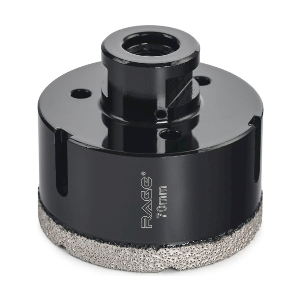 Коронка алмазная для УШМ по керамике 70 мм RAGE by VIRA