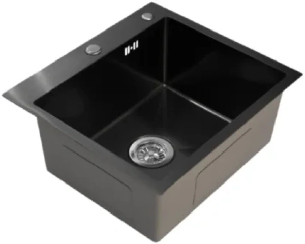 Мойка Q-Line врезная BLACK 500х450х225