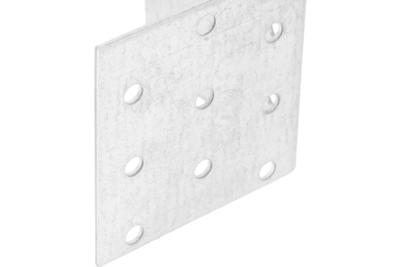 Крепежный уголок равносторонний, KUR 60x60x60 мм, Россия// Сибртех