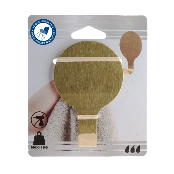 Крючок для ванной комнаты Tendance золото 9059198