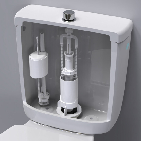 Клапан наполнительный BERGES Eko нижний, латунный штуцер