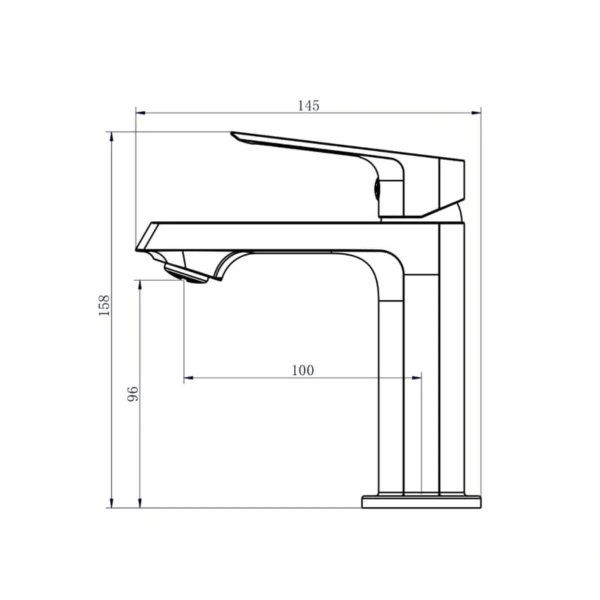 Смеситель д/р хром VODA Surf SF26M Смеситель д/р хром VODA Surf SF26M
