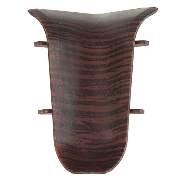 Угол внутренний для плинтуса 67мм "Идеал Элит" 301 / Венге