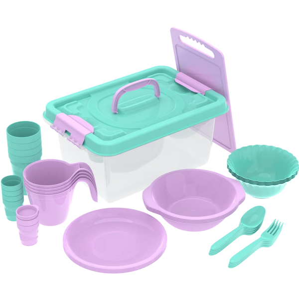 Набор для пикника Дружная семья-2 4 персоны 36пр АП 777