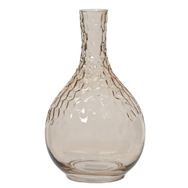 Ваза стеклянная Kaemingk рифленая 17х18 см 820600