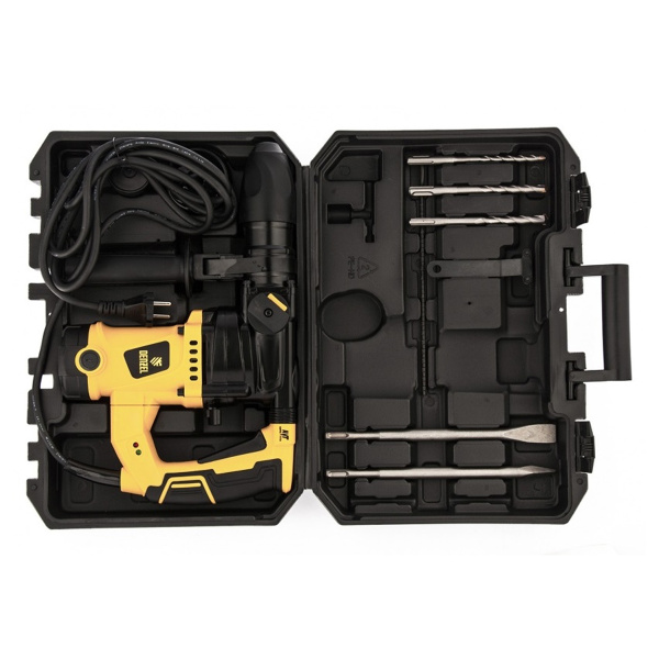 Перфоратор электрический RHV-1100-26, SDS-plus, 1100Вт, 4Дж, 3 реж.// Denzel