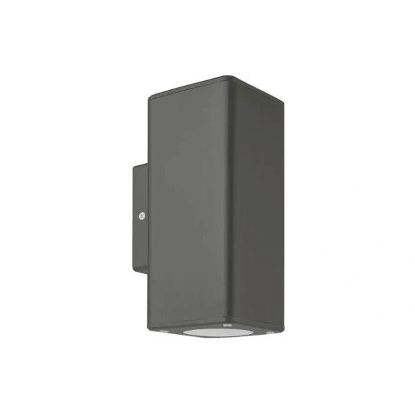 Светильник настенный уличный VT/ADRIA-SQ2/2xGU10/D7*H19CM/IP54/ANTR/OUTWALL