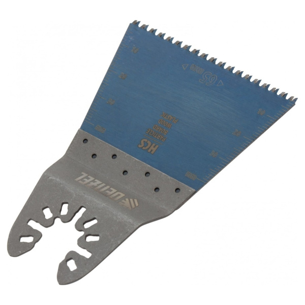 Насадка для МФИ режущая прямая, HCS, по дереву, ламинату, 65 х 1,8 мм, крупный зуб// Denzel