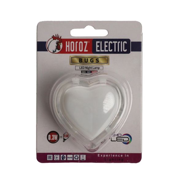 Ночник LED NIGHT LAMP 085-001-0003 0.3W MIX 220-240V