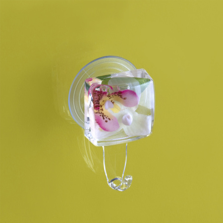 Крючок White orchid 4х2,5х7,5 см белый/розовый
