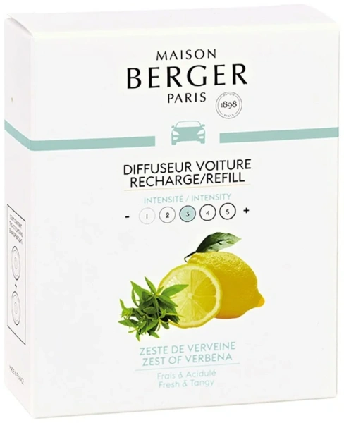 Авто Сменный блок Maison Berger 2 шт Цедра вербены