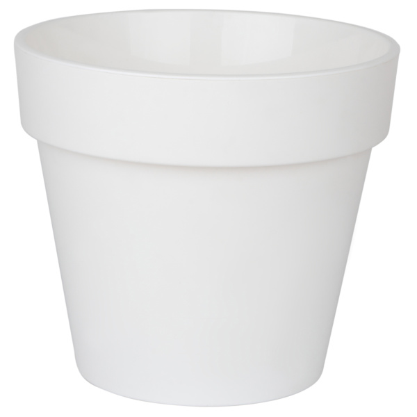 Горшок пластиковый с вкладкой Протея Белый d.20 h.18,5 Горшок пластиковый с вкладкой Протея Белый d.20 h.18,5