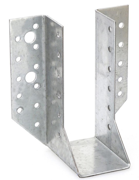 Наконечник балки откр. 51х140х2,0мм (белый цинк 1 шт)