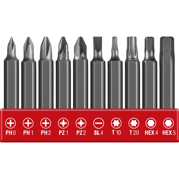 Отвертка-трансформер ЗУБР ViX-T аккумуляторная 3.6 В, в кейсе с 10 битами