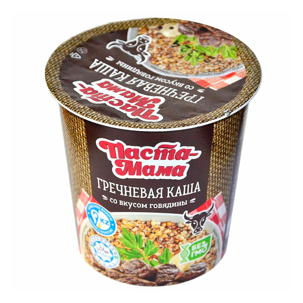 Каша гречневая Паста Мама со вкусом говядины 60г Р1783