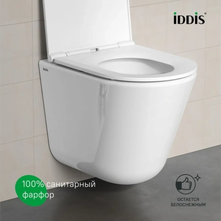 Унитаз подвесной безободковый, Ray, IDDIS, RAYRDSEi25