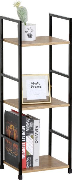 Стеллаж металлический GDX в стиле Лофт 3 полки 29х23,5х80 см CN