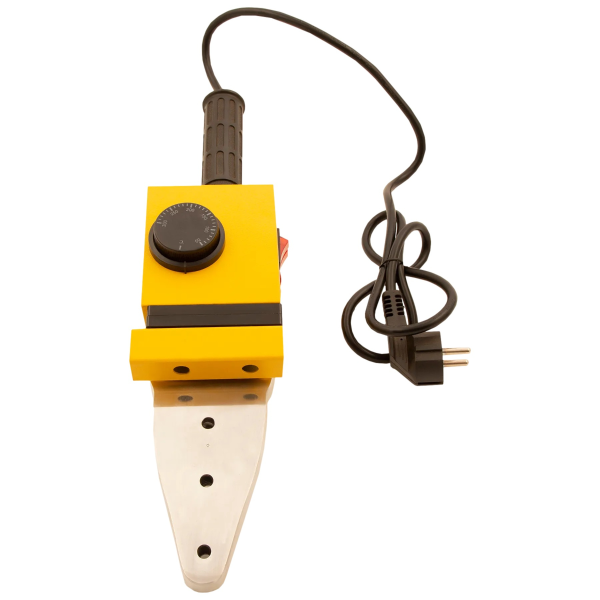 Аппарат для сварки пластиковых труб DWP-1500, 1500Вт, 260-300 град. компл насадок,20-63 мм// Denzel