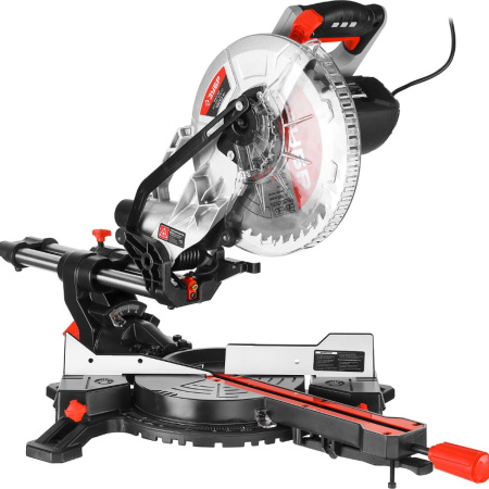 Пила торцовочная с протяжкой ЗУБР  ЗПТ-255-1800 ПЛ , d 255 х 30 мм, 1800 Вт