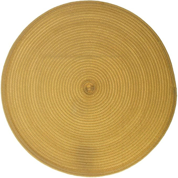 Мат на стол SG сервировочный круглый 38 см горчица 108120S