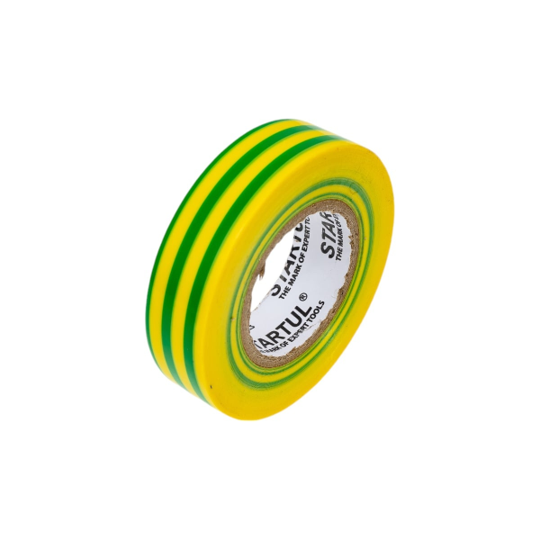 Изолента ПВХ 18ммх20м желто-зеленая STARTUL PROFI (ST9046-7), арт.ST9046-7