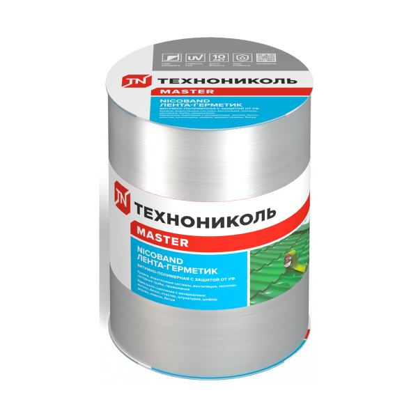 Лента-герметик NICOBAND серебристый 3м х 15см