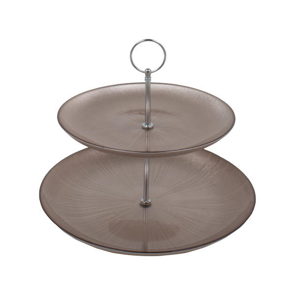 Этажерка DH 2 х ярусная розовое золото WY33-10