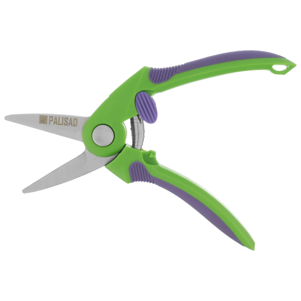 Секатор цветочный, 220 мм, двухкомпонентные рукоятки, Palisad