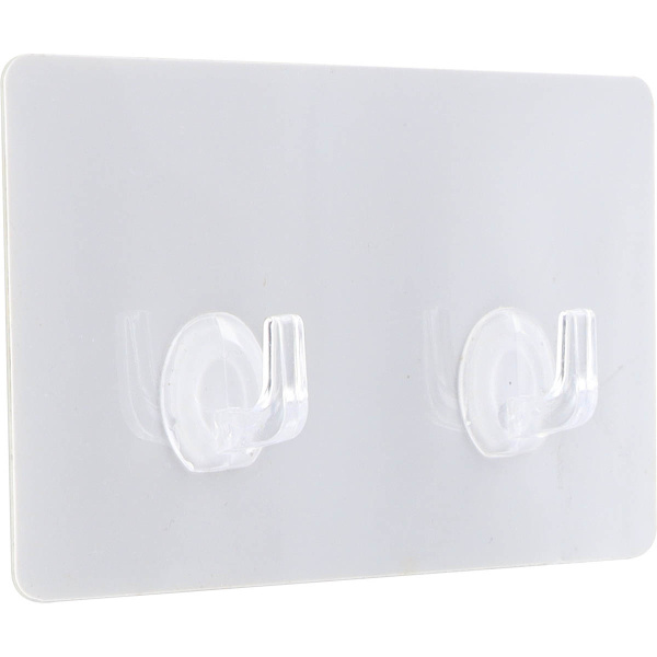 Крючок для ванной двойной Tendance белый адгезивное крепление 9067100