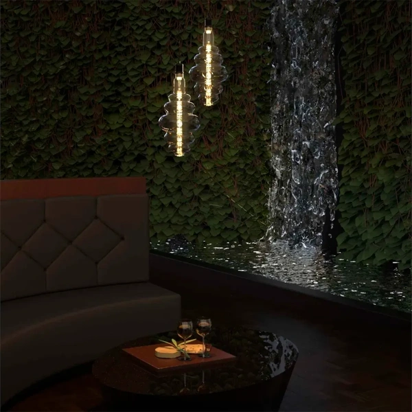 Лампа Gauss LED Filament Honeycomb 8W Е27 380lm 2700К gray flexible 159802008