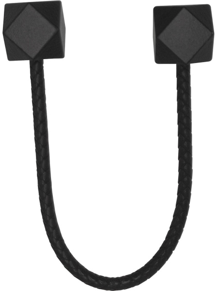 Подхват для штор на магните Luance GEOMETRIK матовый черный 2504955