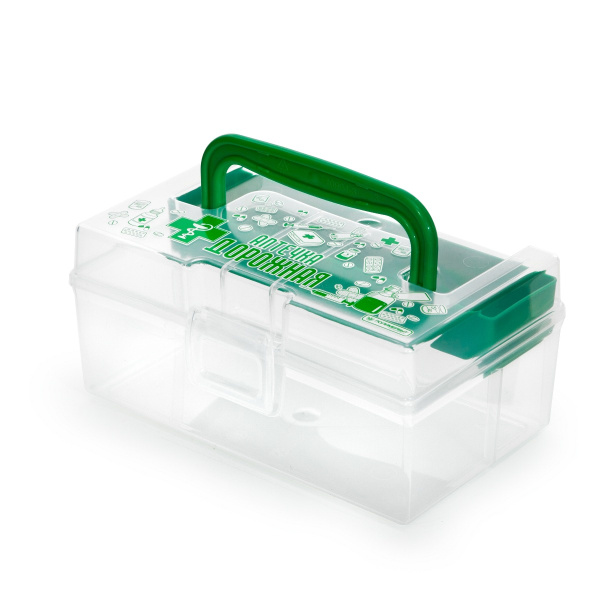 Контейнер POLIMERBYT Аптечка дорожная 0,8л 170*108*78 С30903
