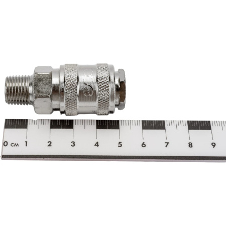 Соединение быстросъем. МАМА х нар. резьба 1/4" (сталь) ECO
