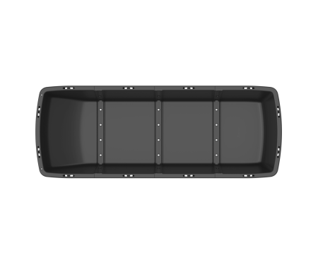 Сани-волокуши универсальные «Гигант» с ручкой (4 сегмента) (1560*600*260мм)