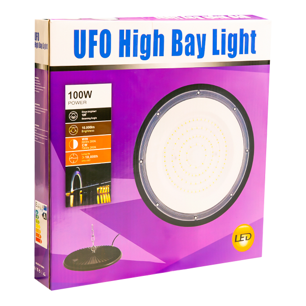 Светильник потолочный светодиодный UFO-100W-7M 165V-265V 6000K