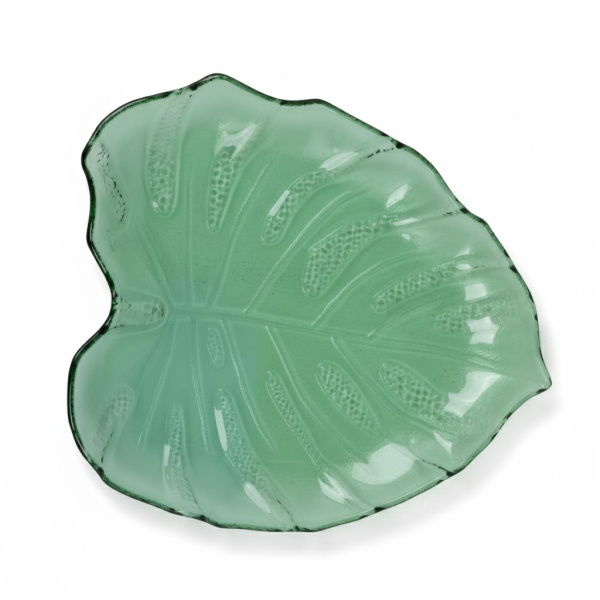 Блюдо сервировочное DH в форме листа 30х24,9х3 см зеленый RW28-03