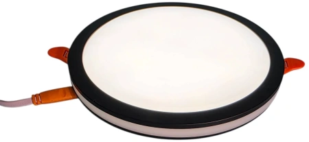 Споты потолочные 016-092-0024 24W BLACK 3CCT 160-265V LED DOWN.