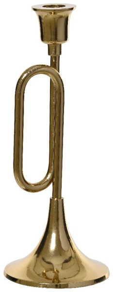 Подсвечник Труба gold 27 см 386936 Kmg