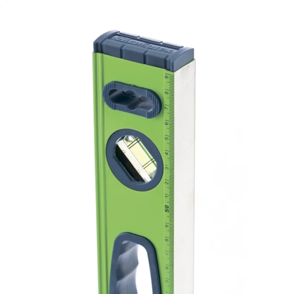 Уровень алюминиевый УСМ-0,5-600, фрезерованный, 3 глазка, магнитный, рукоятки, 600 мм// СИБРТЕХ