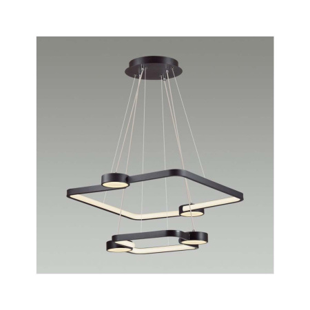 Люстра LEDIO LN23 черный LED 92W 4558Лм 220V SHERIDAN 5250/92L