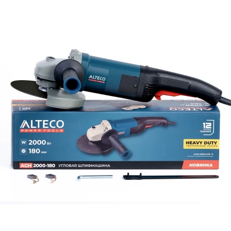 Угловая шлифмашина AGH 2000-180 ALTECO HEAVY DUTY