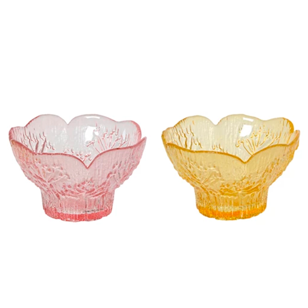 Салатник Spring in Bloom прозрачный 12,5х8 см 2 цв.в ассотименте 835245 Kmg