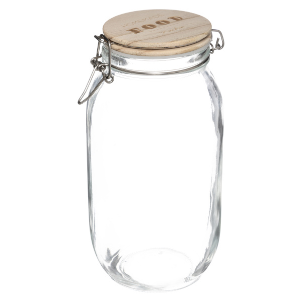 Банка 5five стеклянная с бугельным замком 2 л 179621