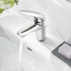 Смеситель д/р  Grohe Wave 2015, однорычажный, хром, донный клапан 32284001
